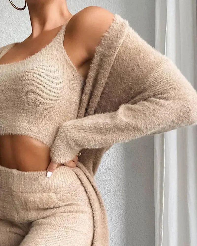 Sexy women’s set tie up blouses leggings pants set. Only one (1) pink color available.