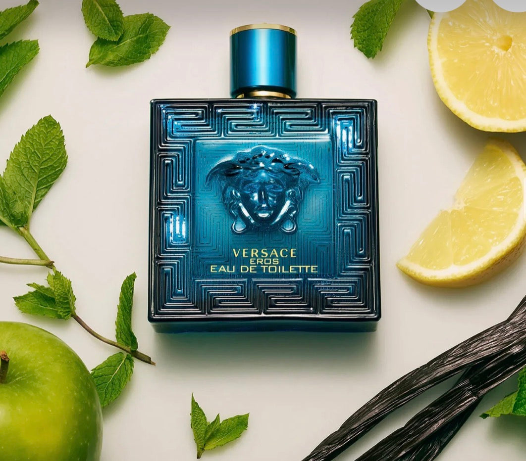 mens frafgrances Versace Eros Eau De toilette 3.4 oz