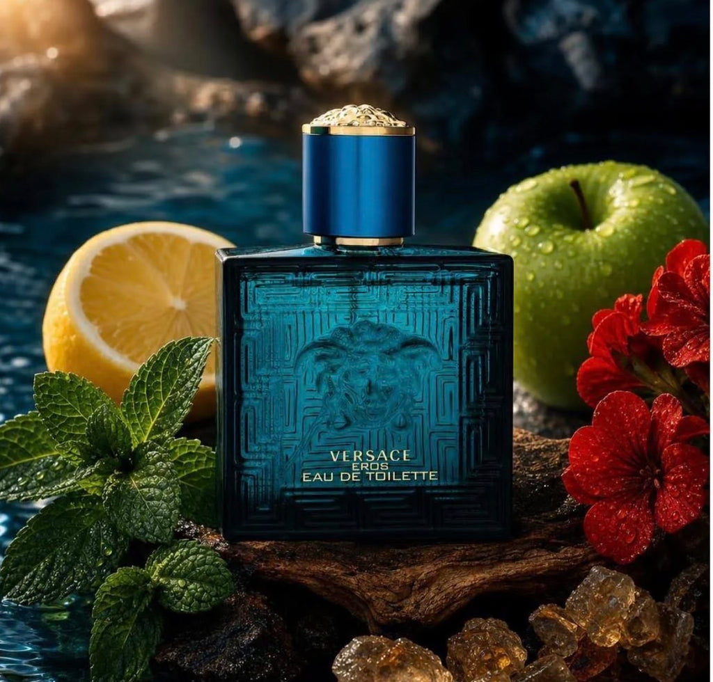 mens frafgrances Versace Eros Eau De toilette 3.4 oz