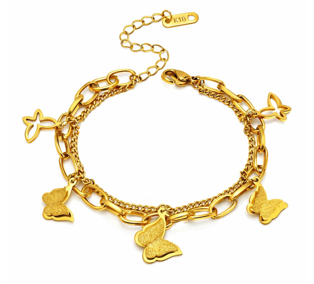 Fashion Jewelry Gold Stainless Steel Bracelet