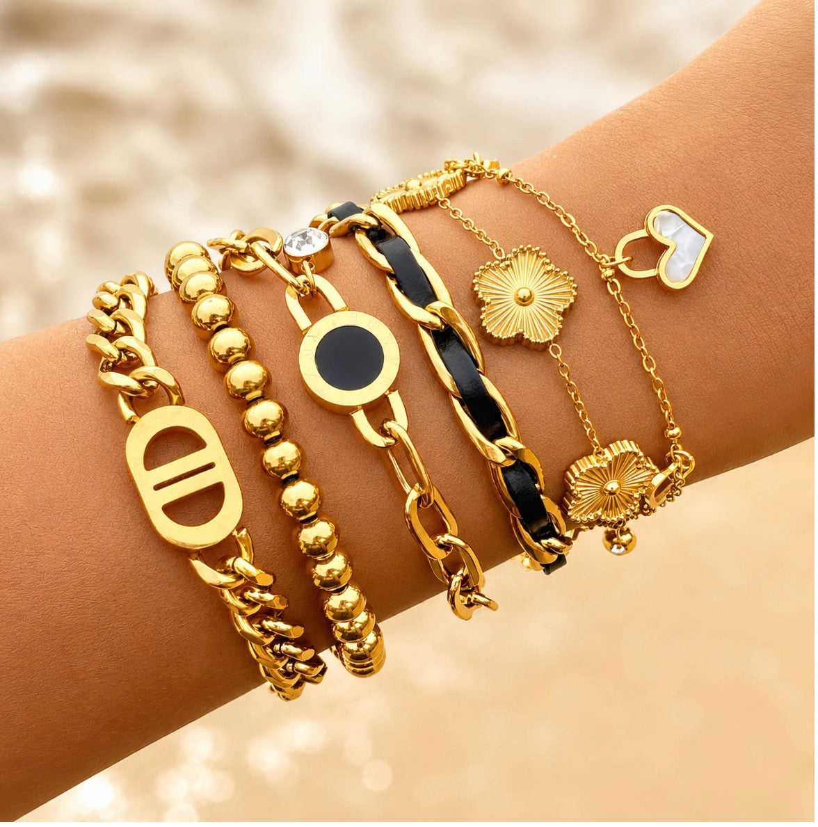Fashion Jewelry Gold Stainless Steel bracelet