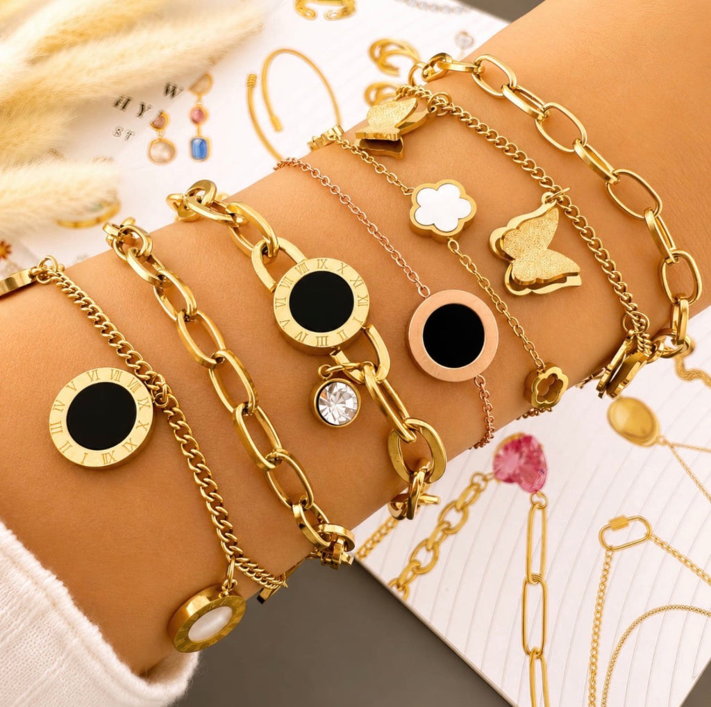 Fashion Jewelry Gold Stainless Steel Bracelet