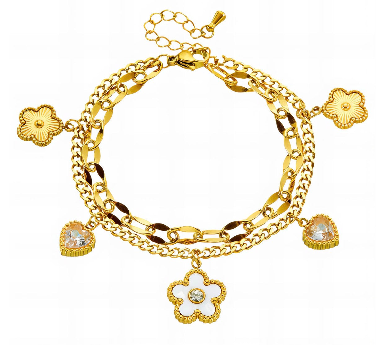 Fashion Jewelry Gold Stainless Steel Bracelet