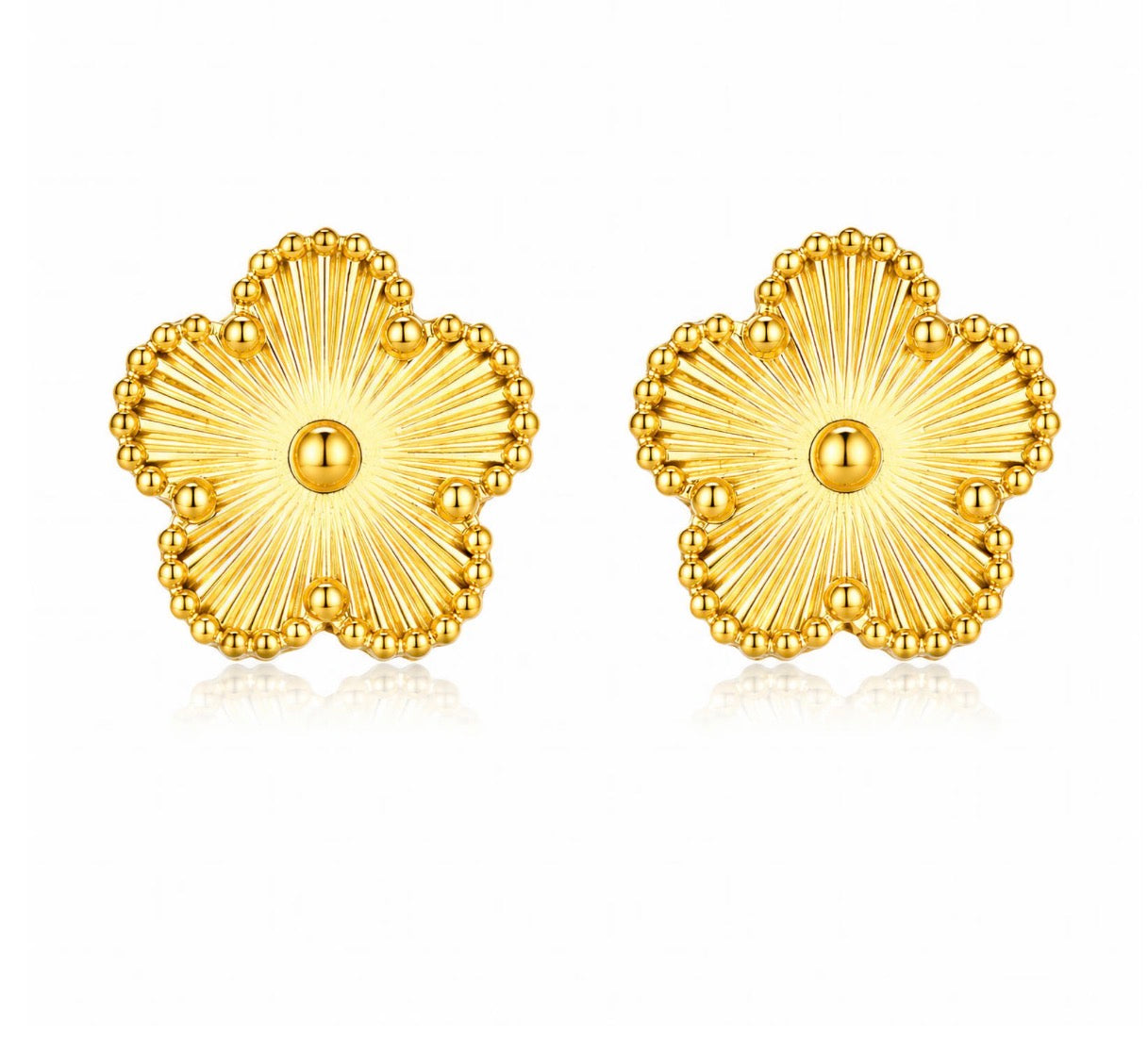 Fashion Jewelry Gold Stainless Steel earrings