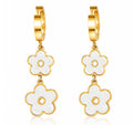 Fashion Jewelry Gold Stainless Steel Earrings