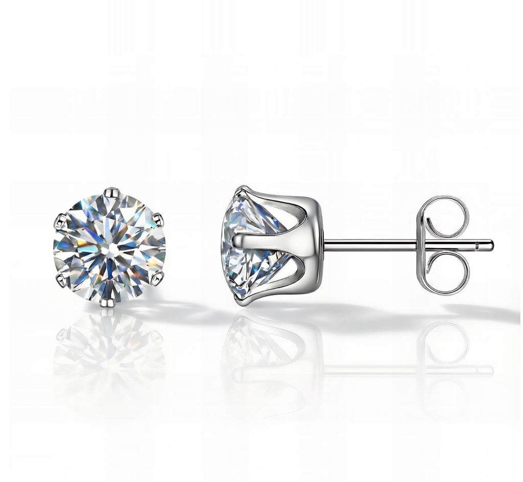 Fashion Jewelry Silver Stainless Steel Earrings