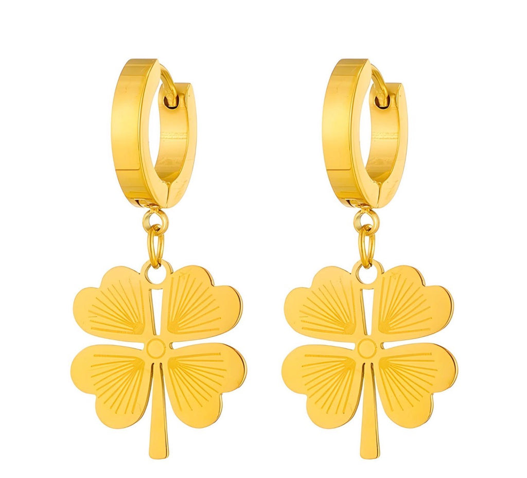 Fashion Jewelry Gold Stainless Steel Earrings