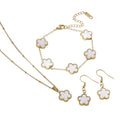 Fashion Jewelry Gold Stainless Steel Necklace Set