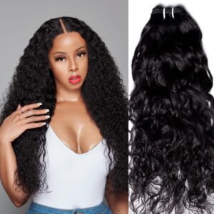 3 bundles with the frontal 100% raw Brazilian curly virgin hair stronger and healthier.